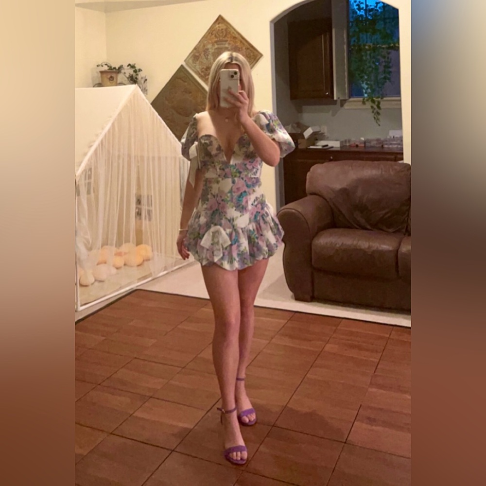 For Love & Lemons: Alice Floral dress size XXS *CANNOT BE FOUND ONLINE*